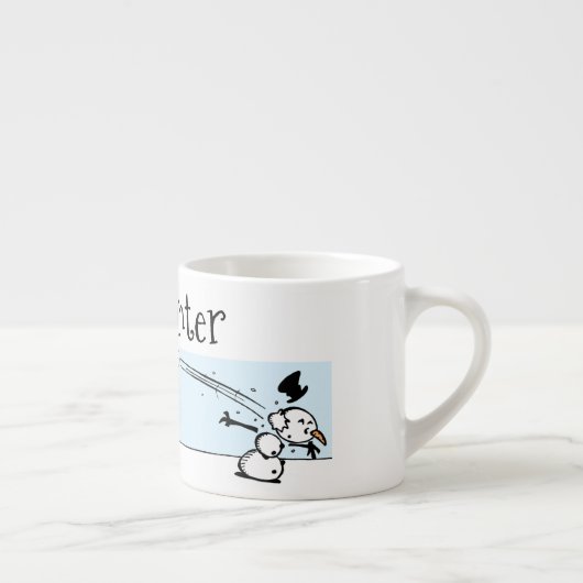 Es ist Winter Espressotasse (Rechts)