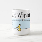 Es ist Winter Kaffeetasse (Mittel)