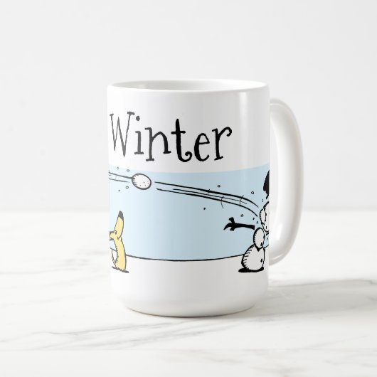 Es ist Winter Kaffeetasse (VorderseiteRechts)