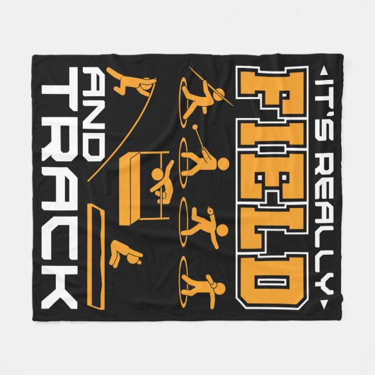 Es ist wirklich Field and Track Thrower Jumper Fleecedecke (Vorderseite (Horizontal))