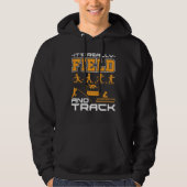 Es ist wirklich Field and Track Thrower Jumper T-S Hoodie (Vorderseite)