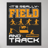 Es ist wirklich Field and Track Thrower Jumper T-S Poster (Vorne)