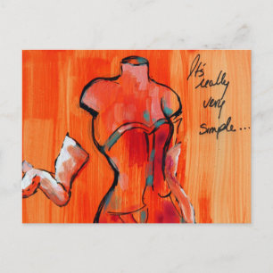 Es ist wirklich sehr einfach postkarte