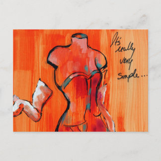 Es ist wirklich sehr einfach postkarte