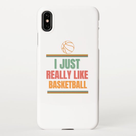 Es ist wirklich wie Basketball iPhone Hülle (Rückseite)