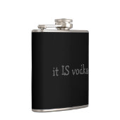 Es ist Wodka Flachmann (Rechts)