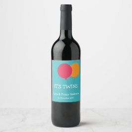 Es ist Zehn moderne Whimsical Wine Label Weinetikett
