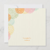 Es ist Zeit Blumendusche Einladung (Rückseite)