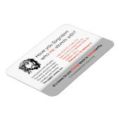 Es ist Zeit, Christus wieder ins Christentum zu br Magnet (Linke Seite)