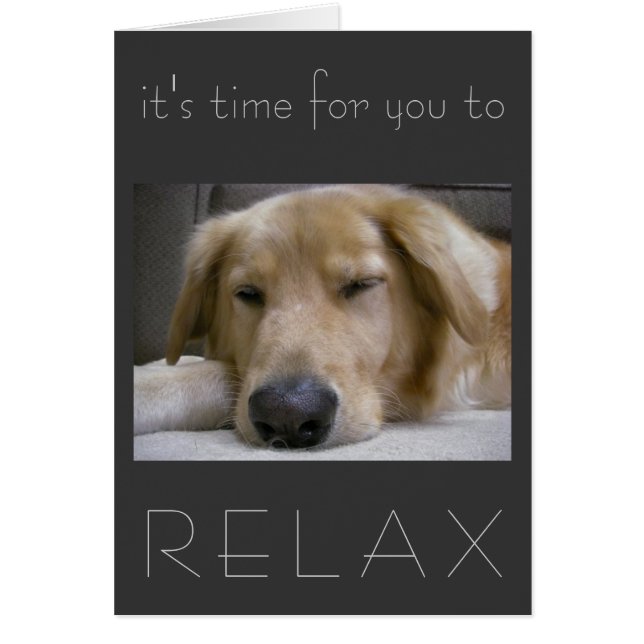 Es ist Zeit, damit Sie sich entspannen (Vorne)