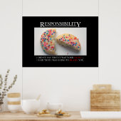 Es ist Zeit, dass Sie Verantwortung übernehmen [XL Poster (Küche)