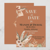 Es ist Zeit, den Termin zu sichern Save The Date (Vorne/Hinten)