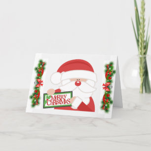 ES IST ZEIT, **FROHE WEIHNACHTEN** ZU SAGEN! WEIHN FEIERTAGSKARTE