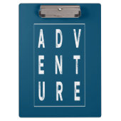 Es ist Zeit für Abenteuer Klemmbrett (Vorderseite)