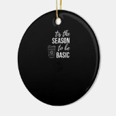 Es ist Zeit für Basic Keramik Ornament (Links)
