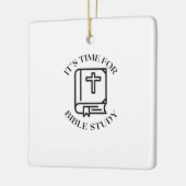 Es ist Zeit für Bibelstudium Keramikornament (Links)