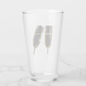 Es ist Zeit für Bier Glas (Rückseite)