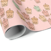 Es ist Zeit für Boba Geschenkpapier (Rolleneckpunkt)