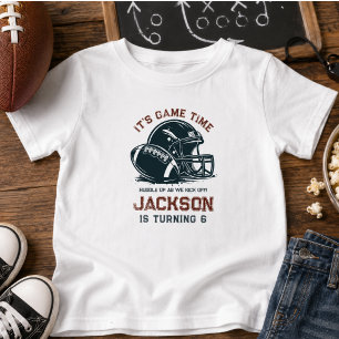 Es ist Zeit für das Spiel! Fußball-Geburtstagskind Baby T-shirt