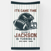 Es ist Zeit für das Spiel! Fußball-Geburtstagskind