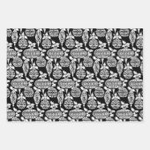 Es ist Zeit für das Verpacken von Papierblättern Geschenkpapier Set (Vorderseite 2)