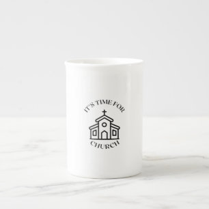 ES IST ZEIT FÜR DIE KIRCHE PORZELLANTASSE