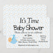 Es ist Zeit für eine Einladung zur Kinderdusche (Vorne/Hinten)