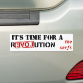 Es ist Zeit für eine Revolution - die Leibeigenen Autoaufkleber (Auf Auto)