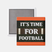 Es ist Zeit für Fußball-Magnet Magnet (Vorderseite/Rückseite)