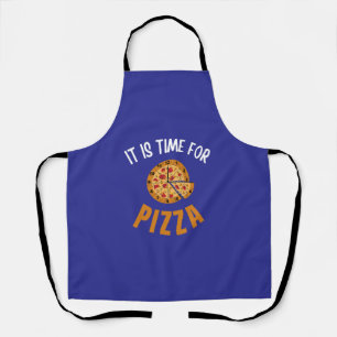 Es ist Zeit für Pizza Schürze