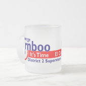 Es ist Zeit für Turnboo-Tasse Mattglastasse (Vorderseite Links)