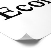 Es ist Zeit für Wirtschaft Poster (Ecke)