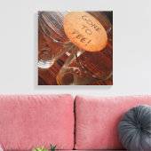 Es ist Zeit! Leinwanddruck (Insitu (Wohnzimmer))