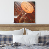 Es ist Zeit! Leinwanddruck (Insitu (Schlafzimmer))