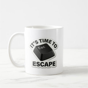 Es ist Zeit, lustige Keyboard-Tech-Pun-Tasse zu en Kaffeetasse