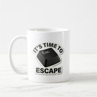 Es ist Zeit, lustige Keyboard-Tech-Pun-Tasse zu en Kaffeetasse
