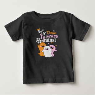 Es ist Zeit, Menschen zu erschrecken! Süße Hallowe Baby T-shirt