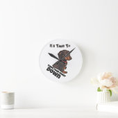Es ist Zeit Runde Wanduhr (Zuhause)