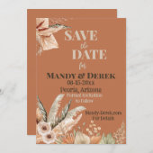 Es ist Zeit, Save the Date zu gehen (Vorne/Hinten)