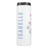 Es ist Zeit, schlank liebt Regenbogen Thermosbecher (Rückseite)