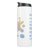 Es ist Zeit, schlank liebt Regenbogen Thermosbecher (Nach rechts gedreht)