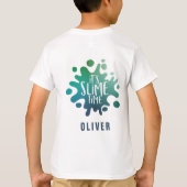 Es ist Zeit, schlank zu machen Shirt Regenbogen (Rückseite)