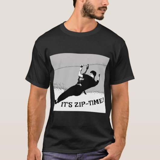 Es ist Zeit! - Ziplining Pro T-Shirt (Vorderseite)