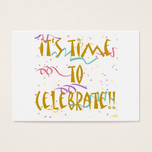 Es ist Zeit zu feiern!! (Vorderseite)