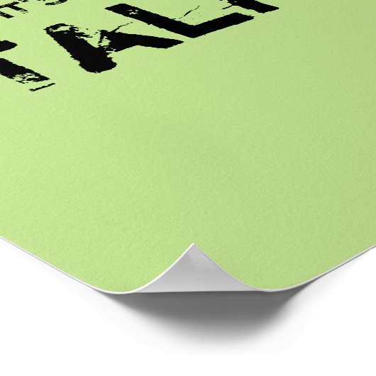 Es ist Zeit zu reden. Poster (Ecke)