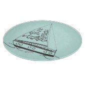 Es ist Zeit zu reisen Schneidebrett (Ecke)