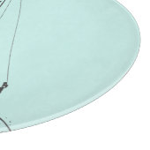 Es ist Zeit zu reisen Schneidebrett (Ecke)