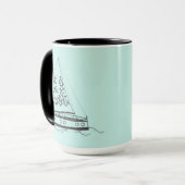 Es ist Zeit zu reisen Tasse (Vorderseite Links)