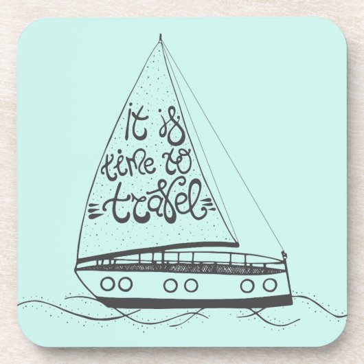 Es ist Zeit zu reisen Untersetzer (Vorderseite)