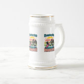 Es ist Zeit zu surfen - Hawaii Bierglas (VorderseiteRechts)